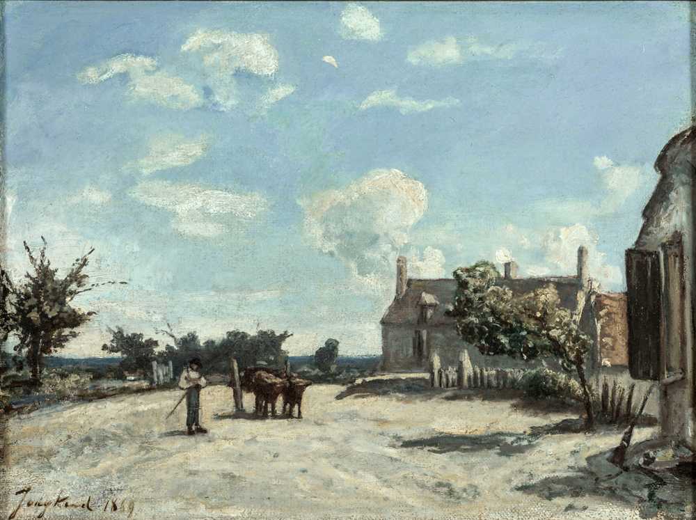 Saint-Parize-le-Chatel (1869) - Johan Barthold Jongkind