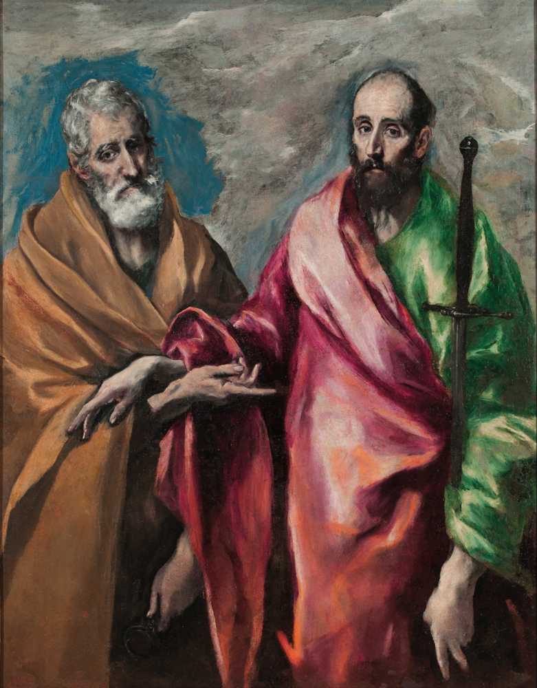 Saint Peter And Saint Paul (from 1590 until 1600) - El Greco
