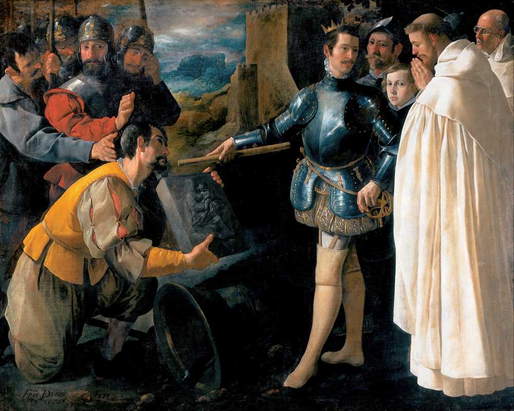 Saint Peter Nolasco Recovering the Image of the Virgin (1630) - Zurbaran