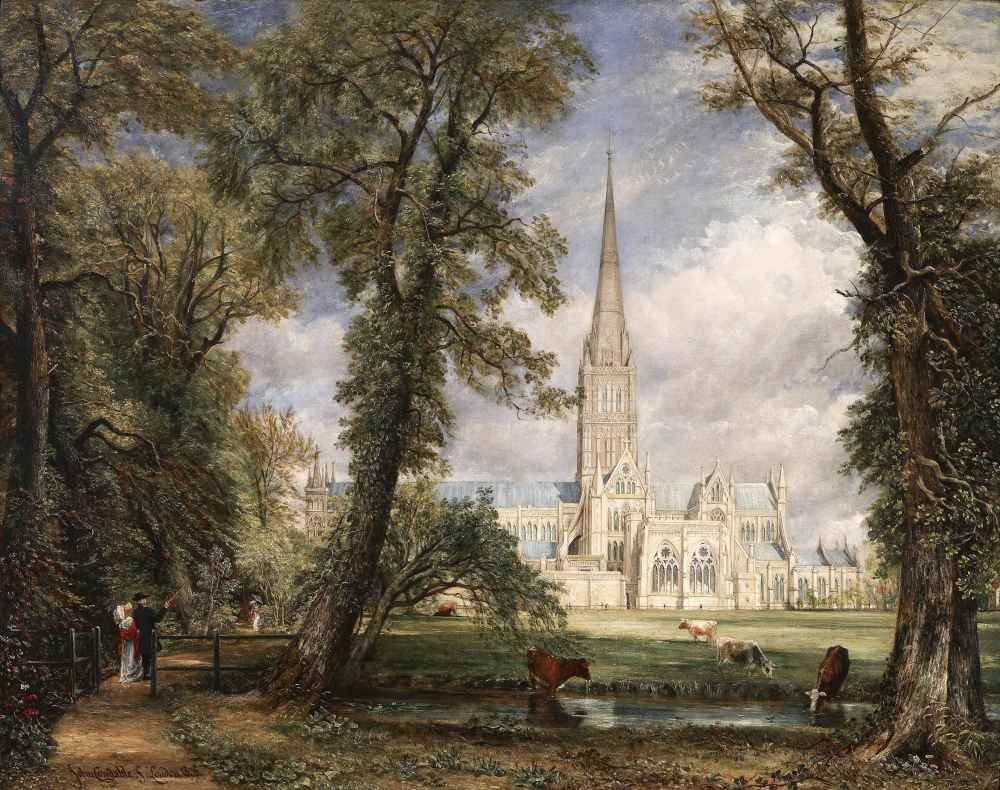 Salisbury Cathedral from the Bishops Grounds - John Constable