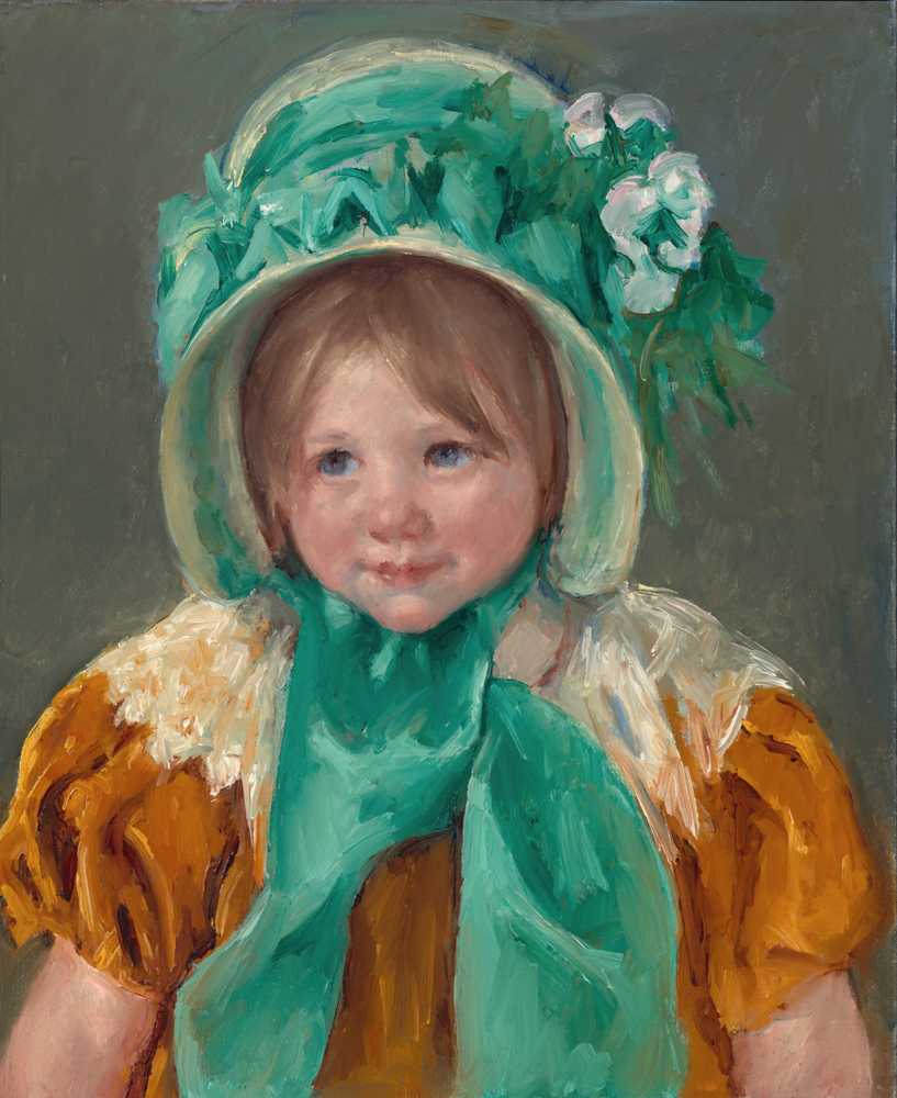 Sara in a Green Bonnet (ca. 1901) - Mary Cassatt