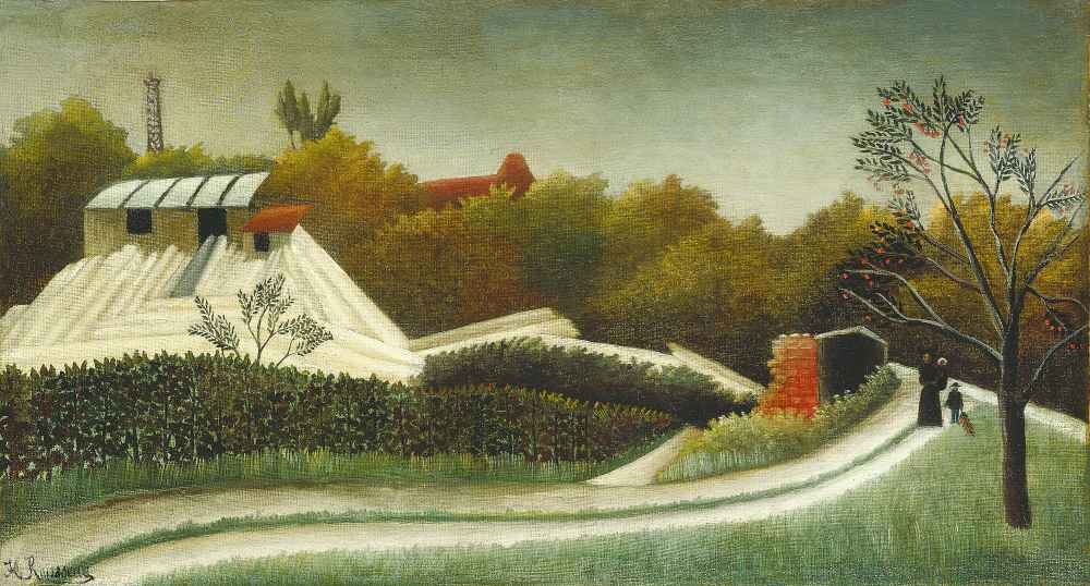 Sawmill, Outskirts of Paris - Henri Rousseau