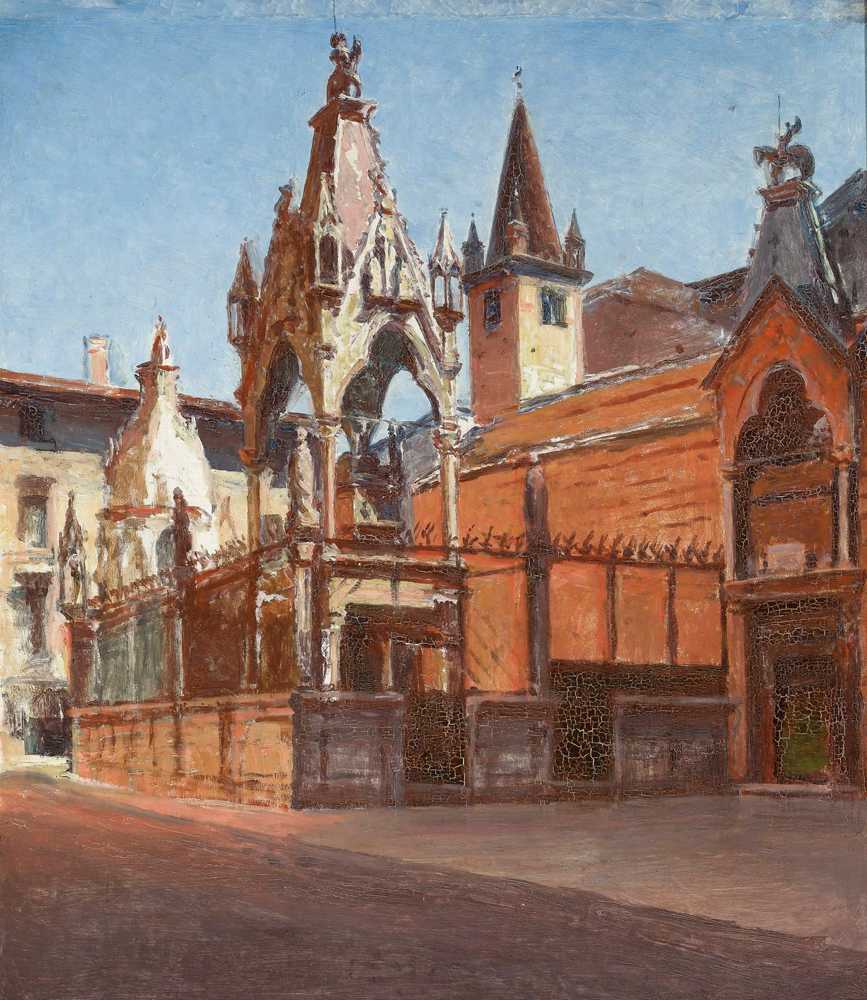 Scaliger Tombs in Verona (1900) - Aleksander Gierymski