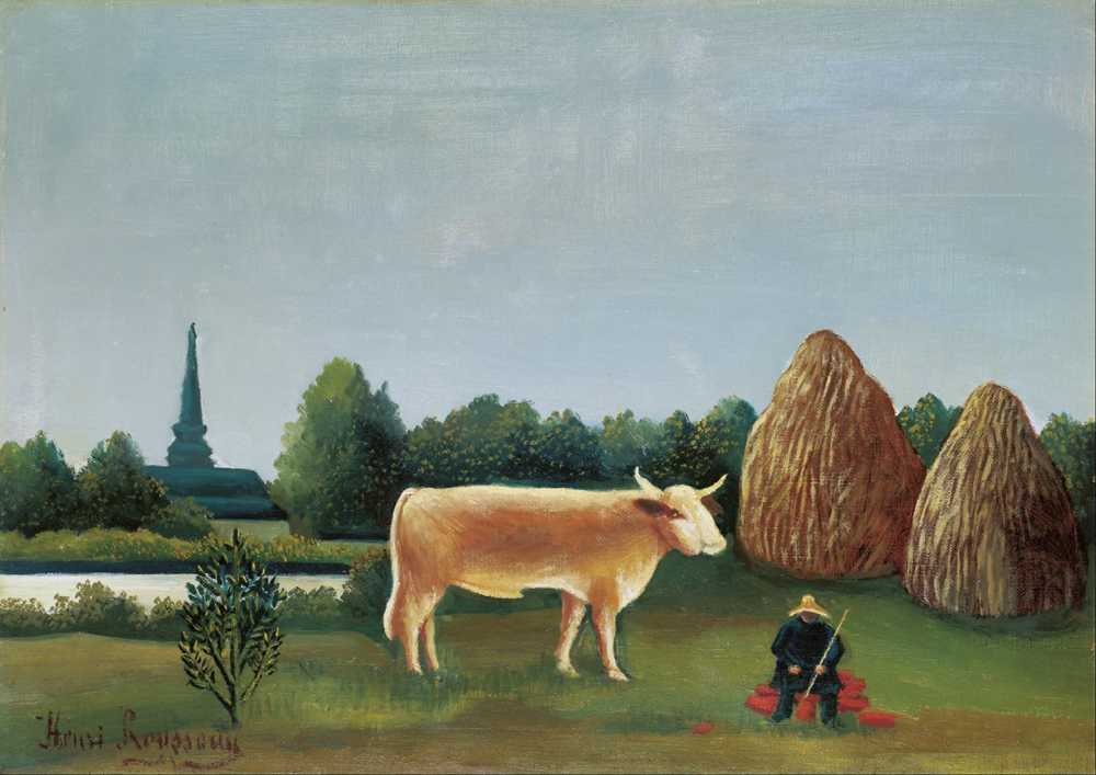 Scene in Bagneux on the Outskirts of Paris - Henri Rousseau