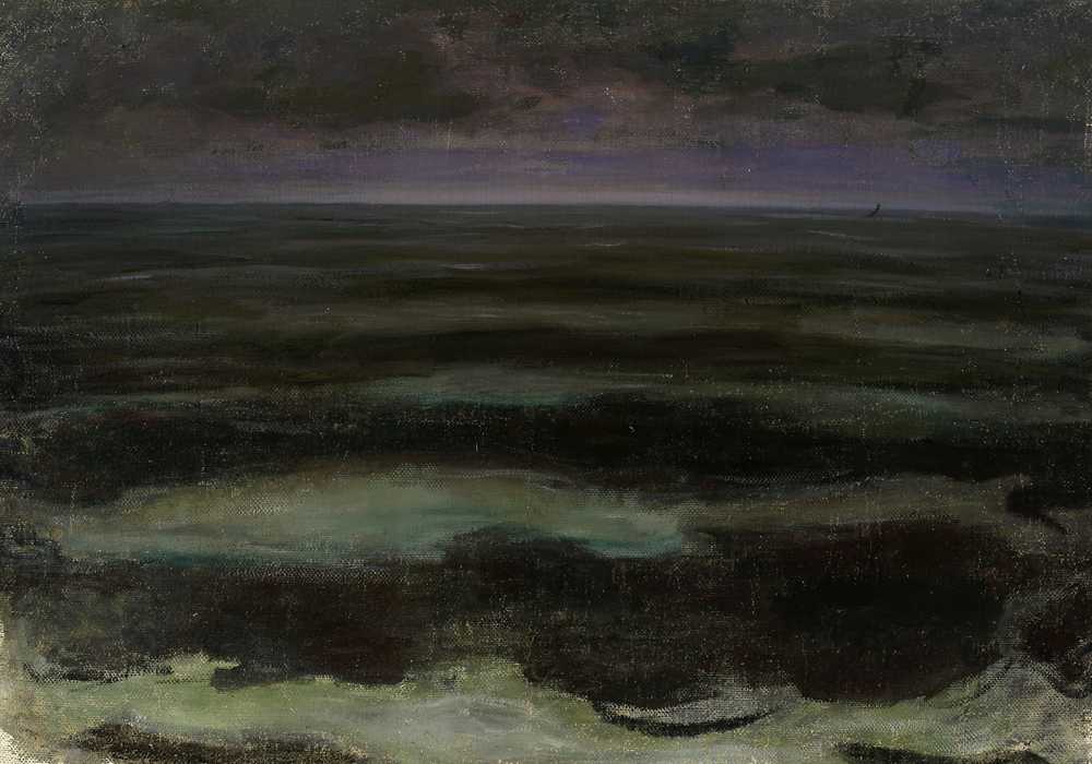 Sea at night (circa 1897) - Władysław Ślewiński