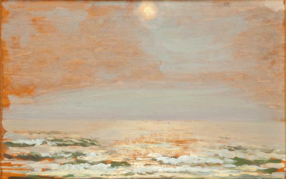 Sea at Połąga IV (1908) - Leon Wyczółkowski