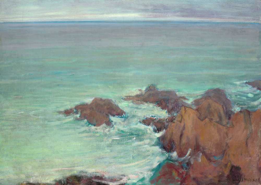 Sea in Brittany (1905) - Władysław Ślewiński