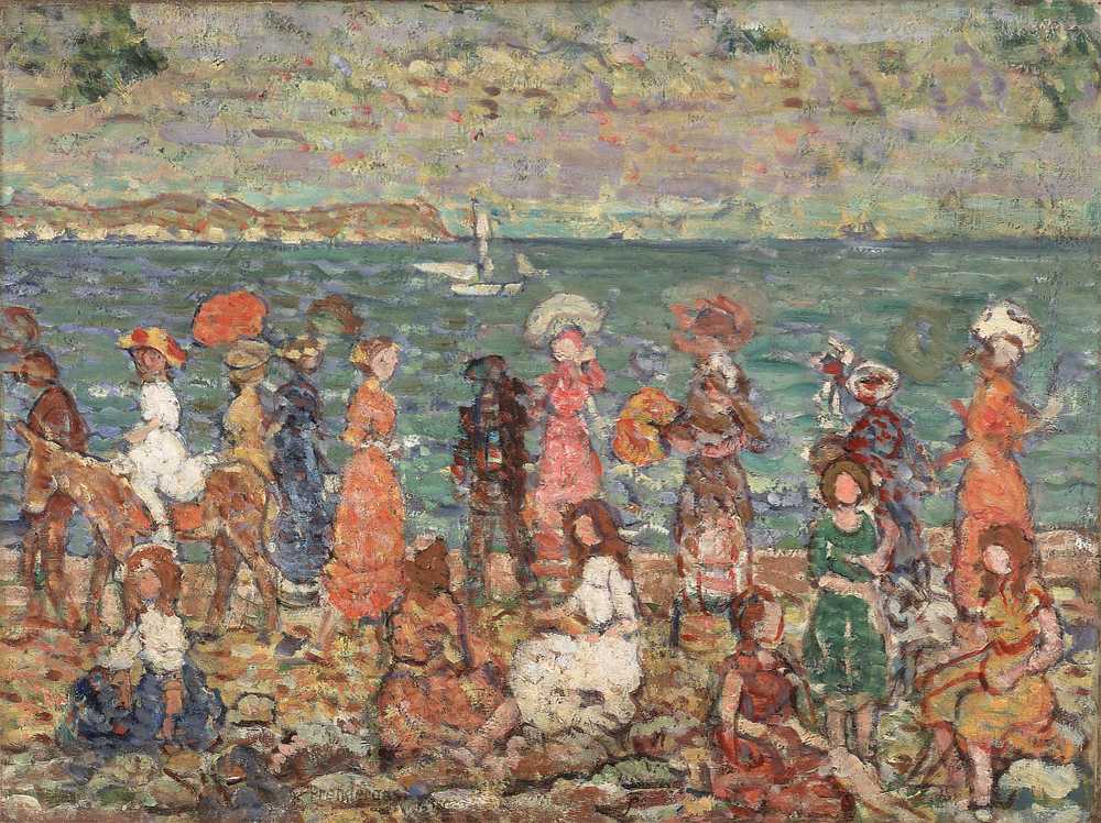 Seashore (c.1913) - Maurice Brazil Prendergast