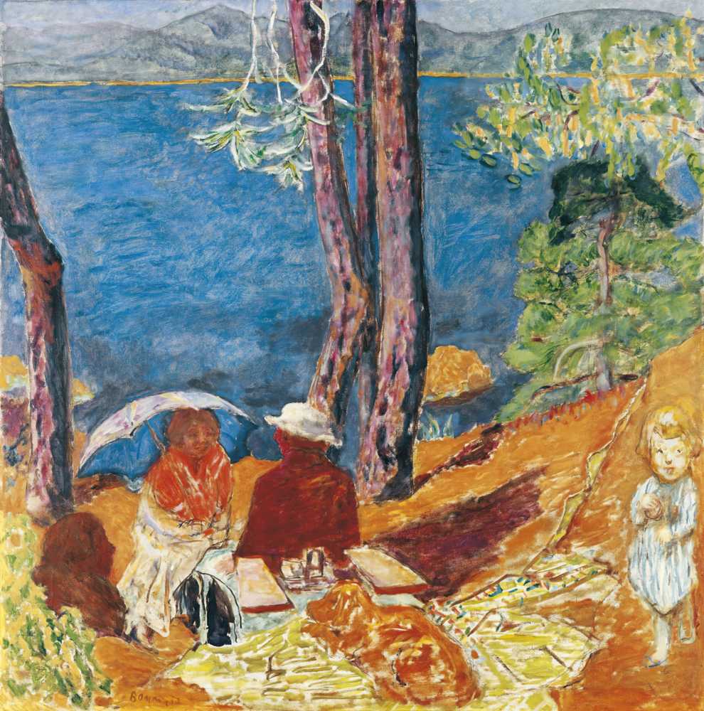 Seaside, under the pines (1921) - Pierre Bonnard