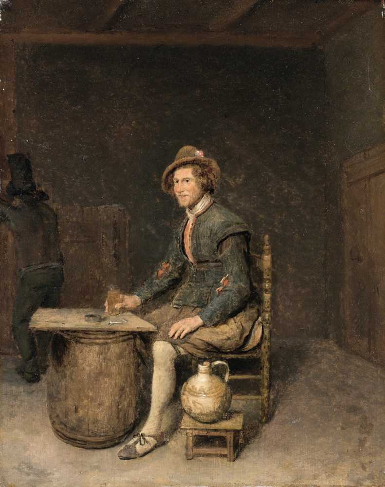 Seated Hunter In A Tavern (1649) - John Knox