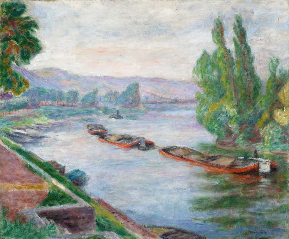 Seine in Les Andelys (1920) - Józef Pankiewicz