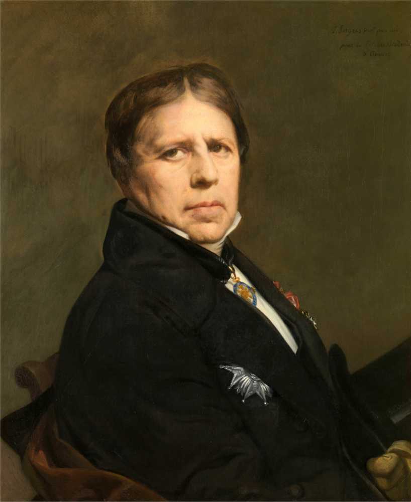 Self Portrait (1864-1865) - Jean-Auguste-Dominique Ingres