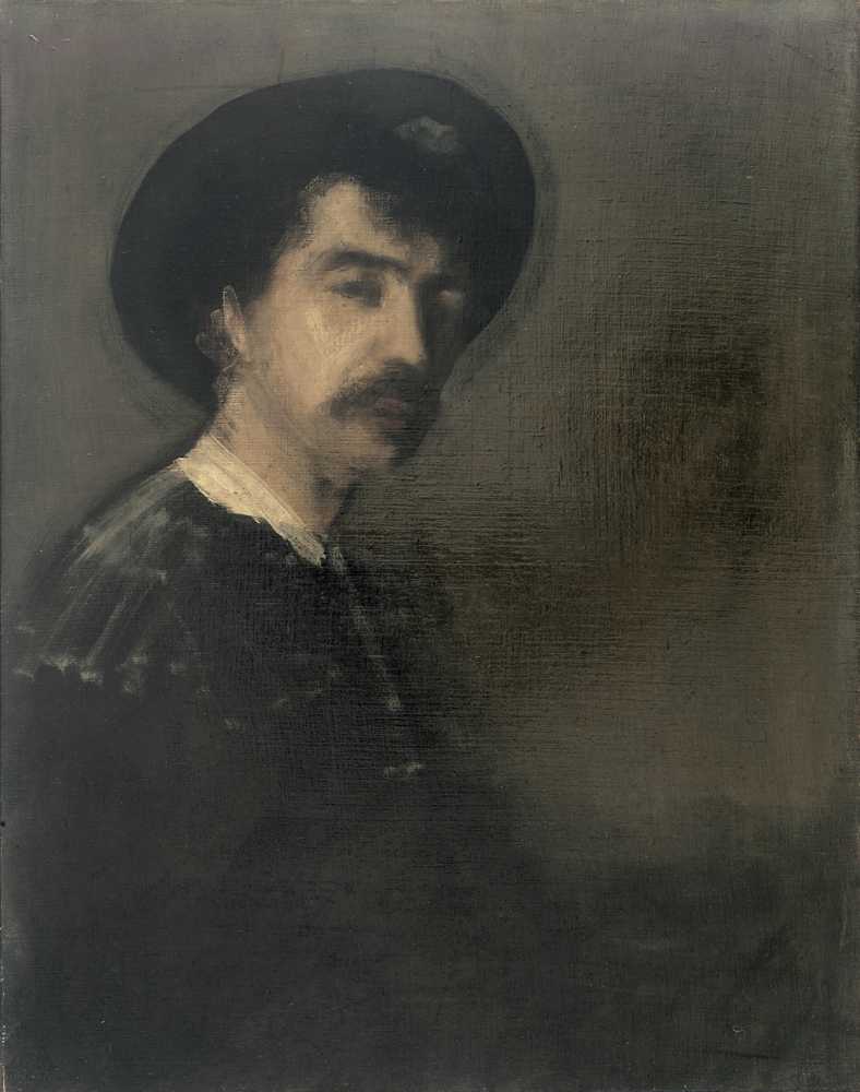 Self-Portrait (1870-1875) - James Abbot McNeill Whistler