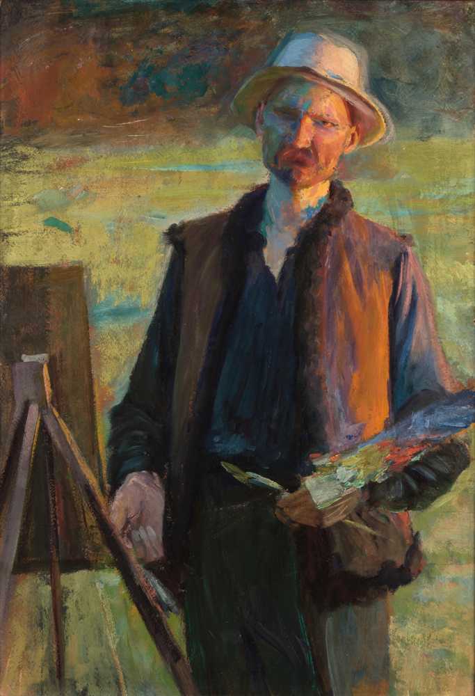 Self-Portrait (1896-1900) - Leon Wyczółkowski