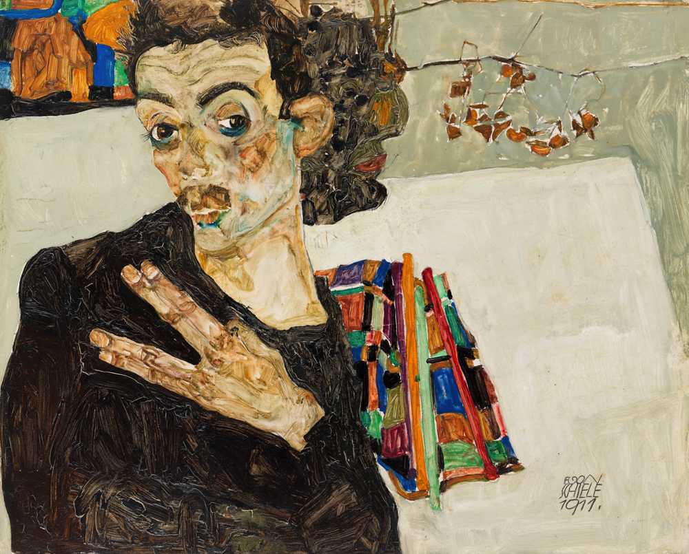 Self-Portrait (1911) - Egon Schiele