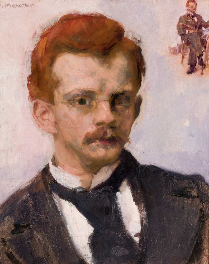 Self-Portrait (circa 1898) - Józef Mehoffer