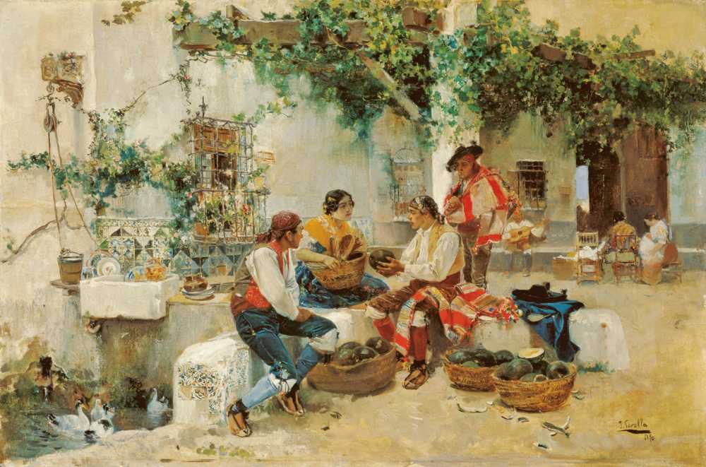 Selling Melons (1890) - Joaquin Sorolla y Bastida