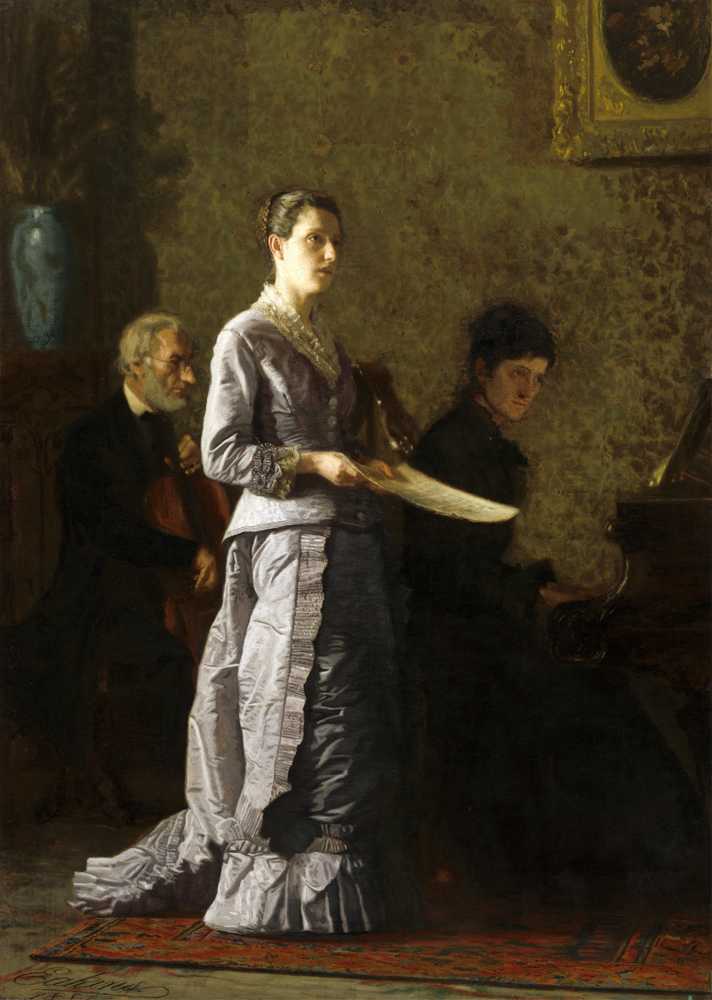 Singing a Pathetic Song (1881) - Thomas Eakins