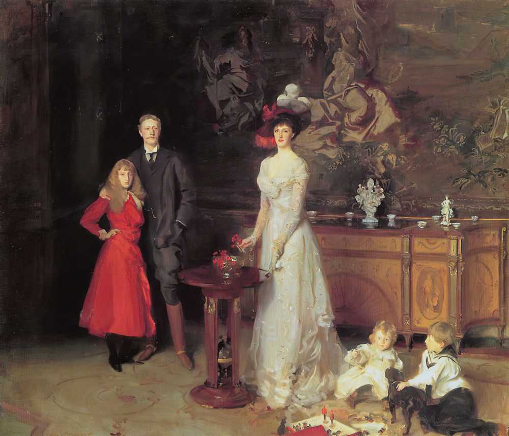 Sir George Sitwell, Lady Ida Sitwell and Family (ca 1900) - John Singer-Sargent