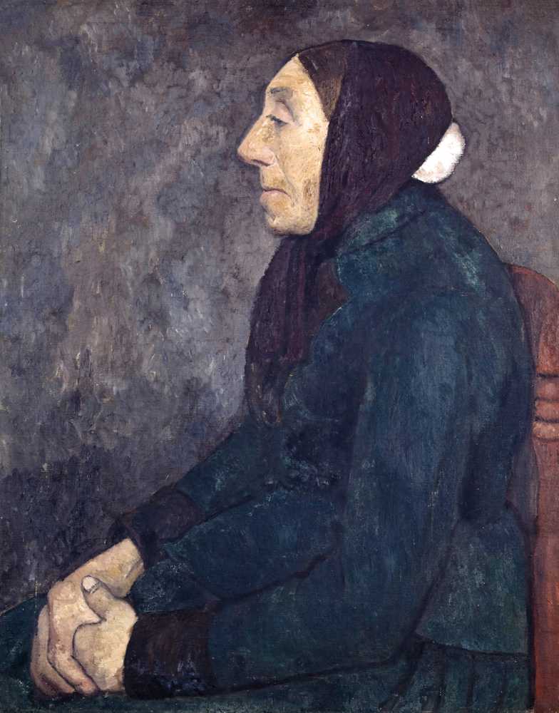 Sitting Old Peasant Woman (1903) - Paula Modersohn Becker