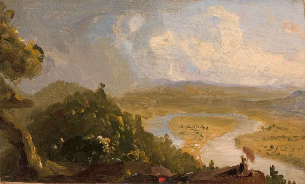 Sketch for View from Mount Holyoke, Northampton, Massachusetts, after 