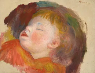 Sleeping Child (circa 1895) - Auguste Renoir