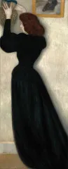 Slender Woman with Vase - Joseph Rippl-Ronai