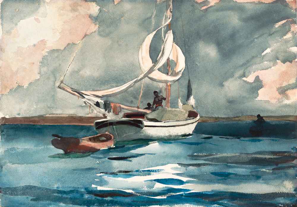 Sloop, Nassau - Winslow Homer
