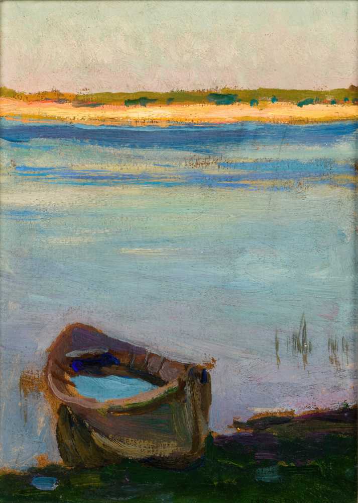 Small Boat on the River (1902) - Jan Stanisławski