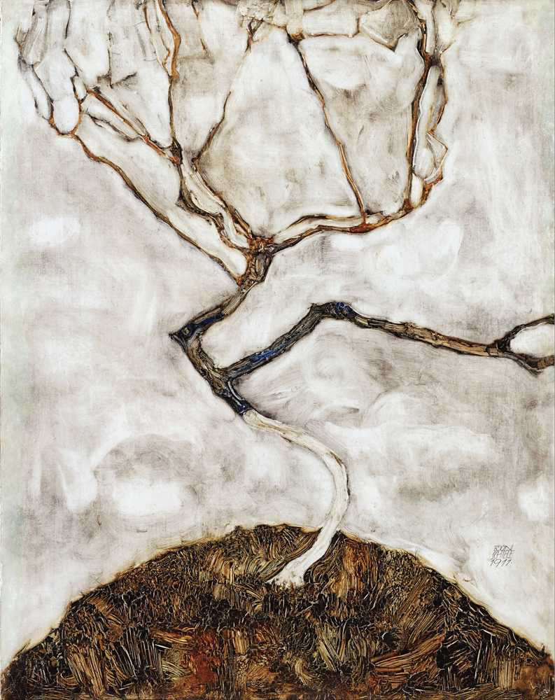 Small Tree in Late Autumn (1911) - Egon Schiele