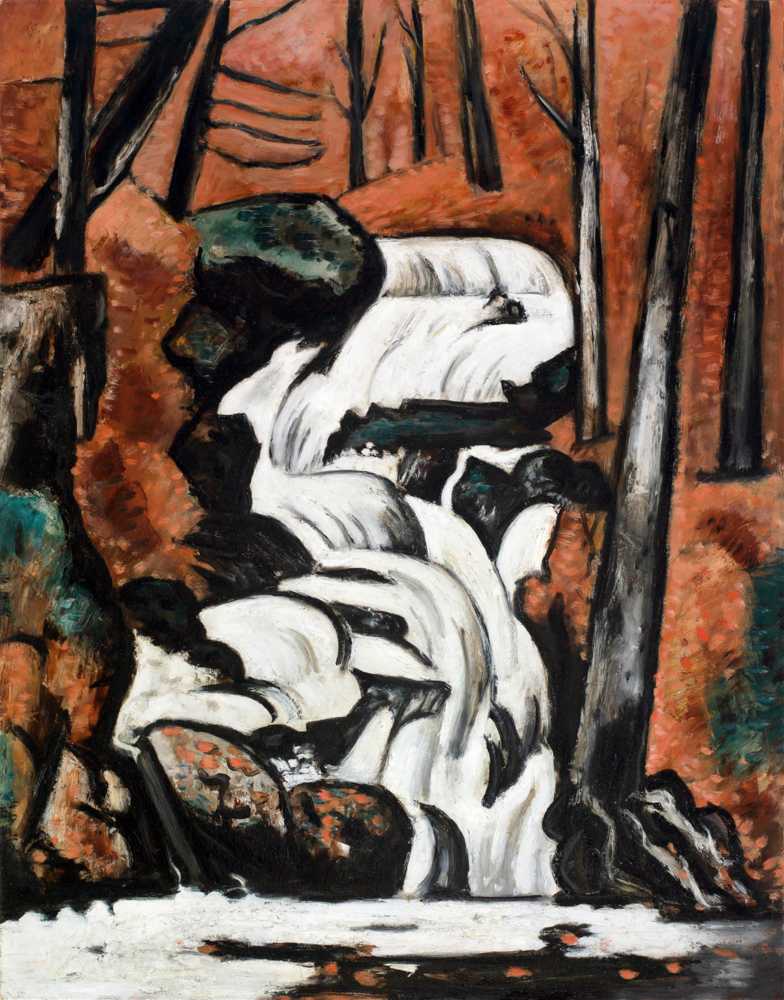 Smelt Brook Falls (1937) - Marsden Hartley