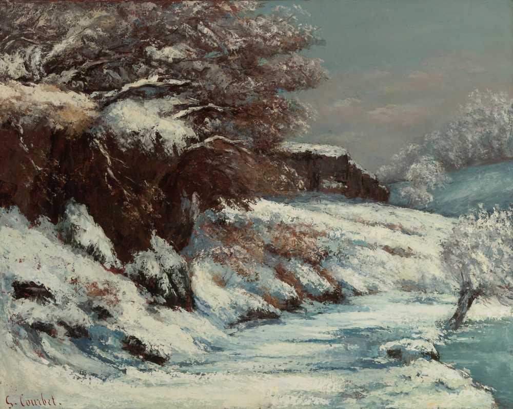 Snow Effect - Gustave Courbet