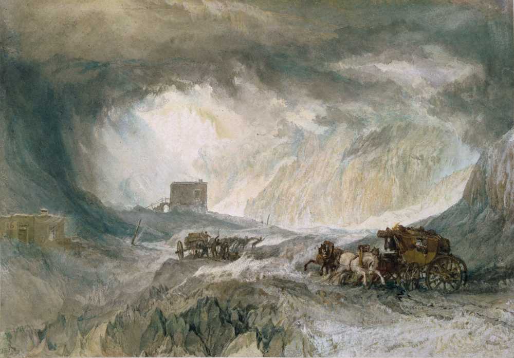 Snowstorm, Mont Cenis (1820) - Joseph Mallord William Turner