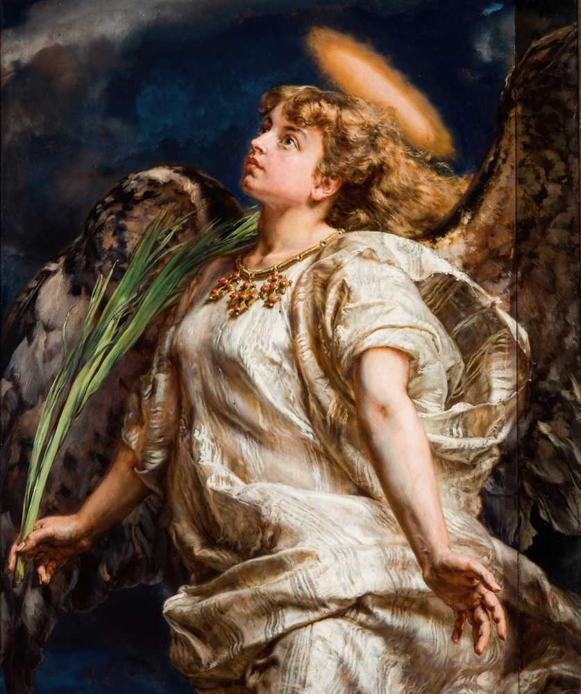 Song – study for the painting of Joan of Arc (1886) - Jan Matejko