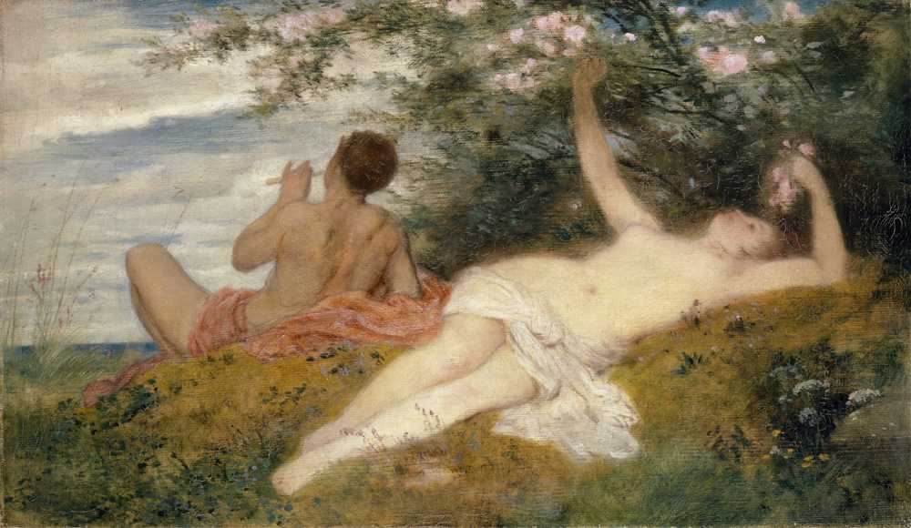 Spring (1862) - Arnold Bocklin