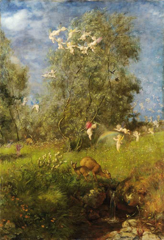 Spring (1873) - Hans Thoma