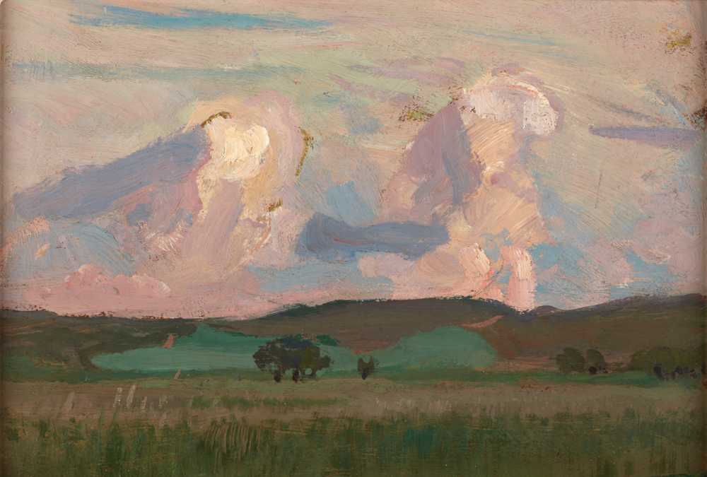 Spring in Krzemionki in Krakow (1906) - Jan Stanisławski