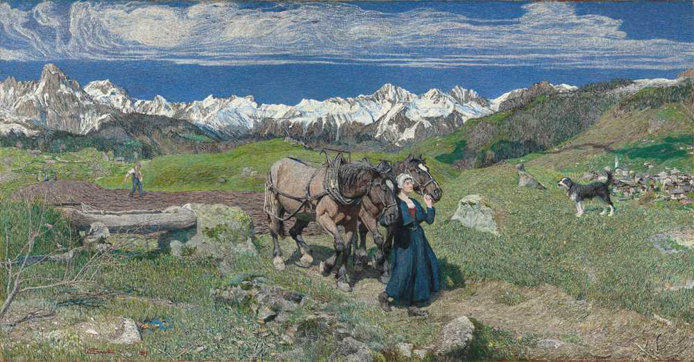 Spring in the Alps (1897) - Giovanni Segantini
