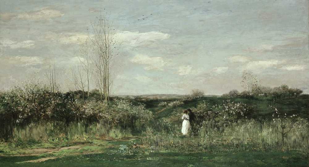 Spring Landscape (1862) - Charles-Francois Daubigny