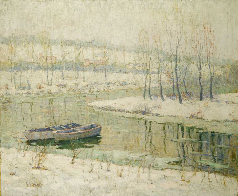 Spring thaw (1910) - Ernest Lawson