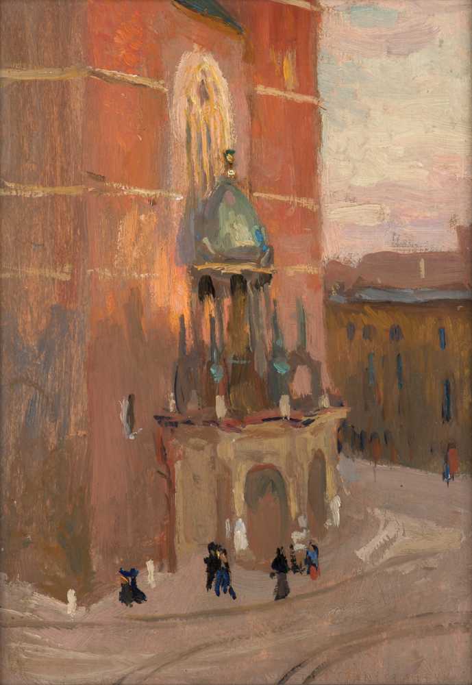 St Mary’s Church in Krakow (circa 1904) - Jan Stanisławski