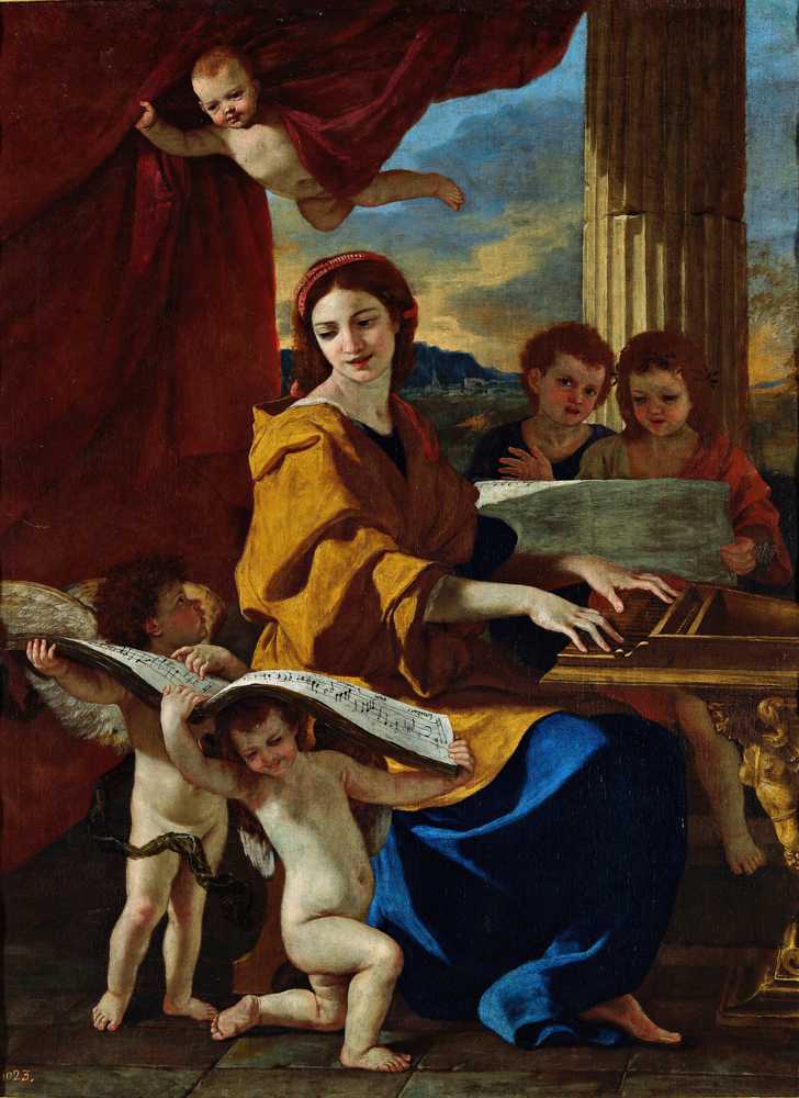 St. Cecilia (C.1635) - Nicolas Poussin