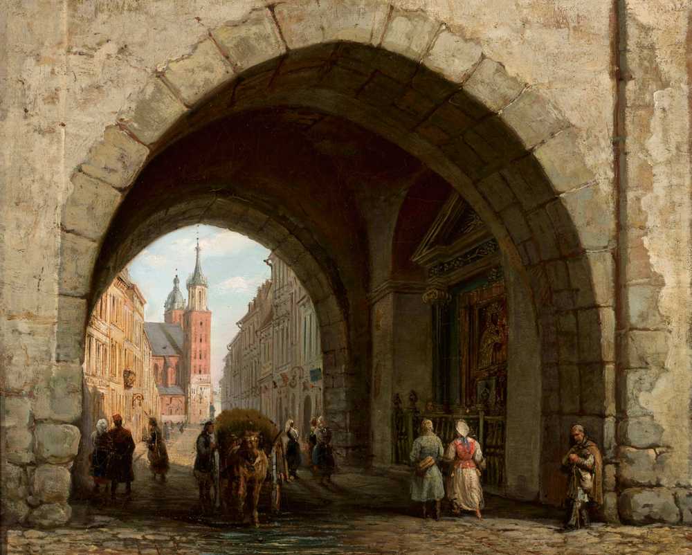St. Florian’s Gate in Kraków (1844) - Marcin Zaleski