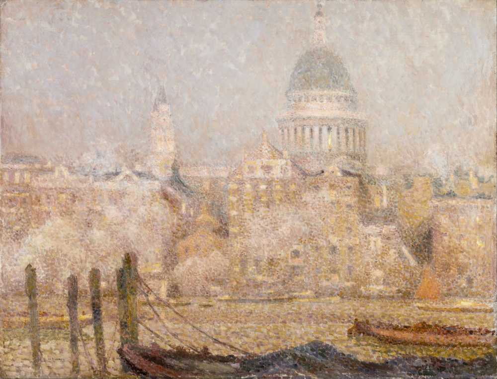 St. Paul’s from the River- Morning Sun in Winter - Henri Le Sidaner