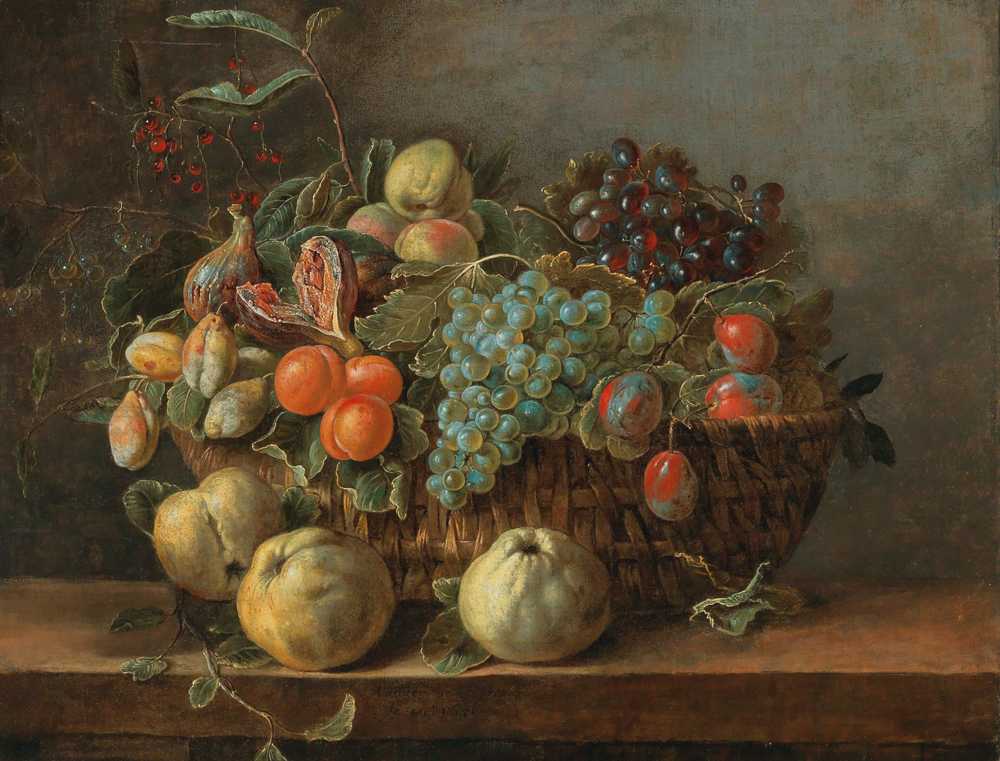 Still life of fruit (1651) - Adriaen van Utrecht