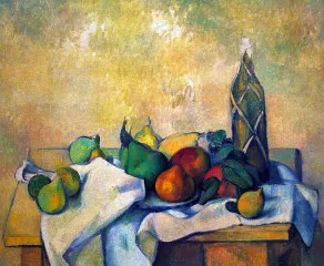 Still life, Rum - Cezanne