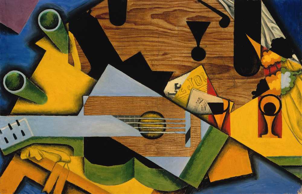 Still Life with a Guitar (1913) - Juan Gris