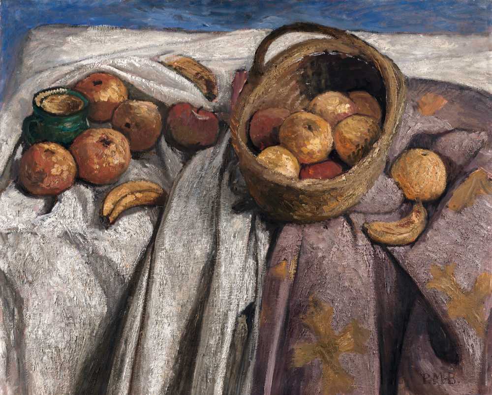 Still life with apples and bananas (1905) - Paula Modersohn Becker