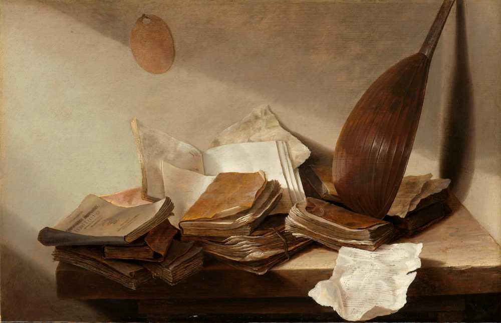 Still Life with Books (1625 - 1630) - Jan Davidsz de Heem
