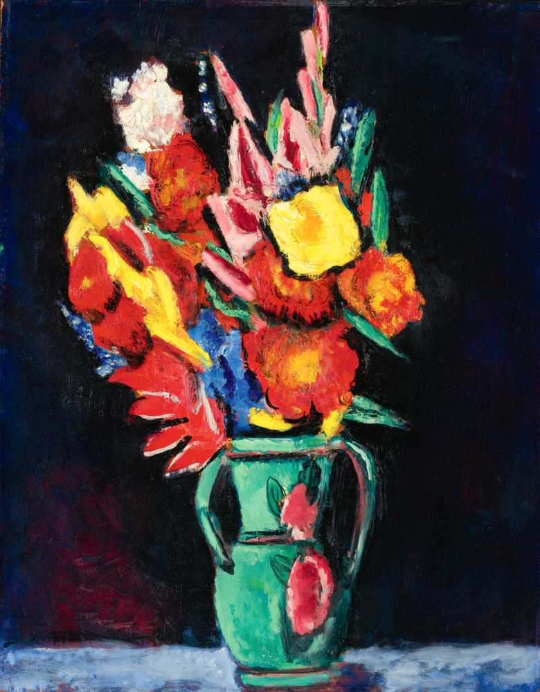 Still Life With Flowers - Marsden Hartley